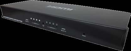 HDMI MATRI SWITCHER / DISTRIBUTOR MHS483 2/4/8 포트 HDMI 스위쳐 / 분배기 MHS483 MHS483은고화질매트릭스스위쳐로, 080p까지다양한해상도를제공합니다. 4개의 HDMI 소스중에서두개의출력을선택할수있습니다.