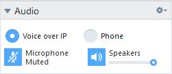 3 회의 오디오전송을수립하는방법은다음과같습니다. 1. 오디오위젯을여십시오. 2. VoIP 라디오를선택하십시오. 3. 아이콘을클릭해마이크를활성화하십시오. 4. 스피커와마이크의볼륨을설정하십시오. 5.
