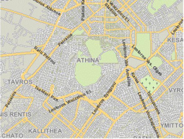 아테네의 LEZ는 Greater city center 지역을포함하는지역으로그림 10에나타냄.