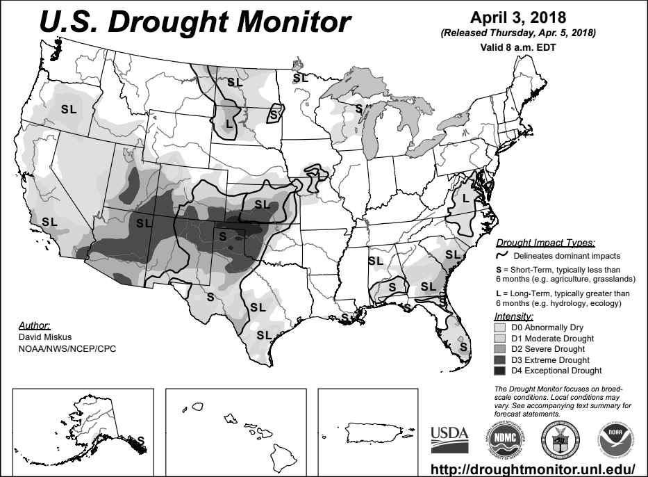 주요곡물생산국의농업기상현황 주요곡물생산국의농업기상현황 해외곡물시장담당자 1. 미국 4월 4월초순, 북부평원과중서부, 북동부일대에서는 3월말에이어계속해서눈이내렸다. 또한, 찬공기가지속적으로유입되면서몬테나, 미네소타, 다코타등에서는기온이평년에비해 20 F 이상낮은추운날씨가이어지고있다.