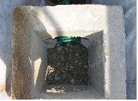 나. 침투통 1) 시설개요 투수성을가지는통본체와주변을쇄석으로충전하여집수한빗물을측면및바닥에서땅속으로침투시키는시설 출처 : ( 사진 ) 아산탕정물순환그린도시조성방안연구 Ⅰ(2010,