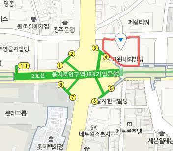 41. 하나은행별관빌딩 주소 서울중구을지로2가 9-10 규모 16F / B3 연면적 13,244.