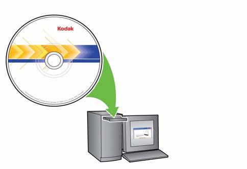 응용프로그램시작화면대신제품등록화면이표시될수있습니다. 이경우 Kodak Picture Saver 응용프로그램을다시설치하고다시등록하십시오. Kodak Picture Saver 시스템소프트웨어설치 1. CD-ROM 드라이브에 Kodak Picture Saver 시스템소프트웨어설치 CD 를넣습니다.
