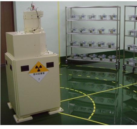 Fig. 1. Low dose rate irradiation equipment in Dongnam Institute of Radiological & Medical Sciences. Table. 1. Clinical Sign & Mortality for 3 Weeks.