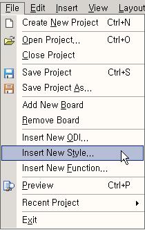 OZ Application Designer User's Guide 'OZS.ozs'. 'C:\Repository'. Step 2 OZS Board OZS.