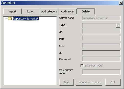 ' '. Button Import Export Add Category