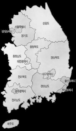 지역별설치분포 지역 스팀 온수 강원 1