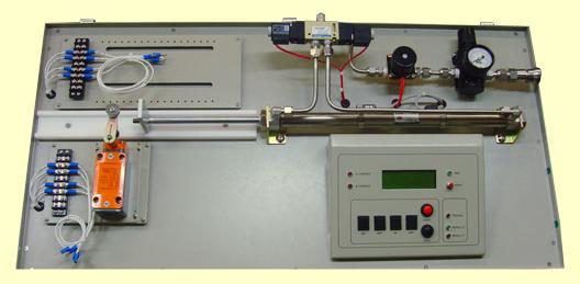 측정된데이터를마이크로콘트롤러를이용하여연산처리하여그결과를 LCD 화면에표시 AC220V 1Ф 60Hz 입력전압 MCU 탑재 성능시험장비 Air Cylinder 를이용한동작변위제어