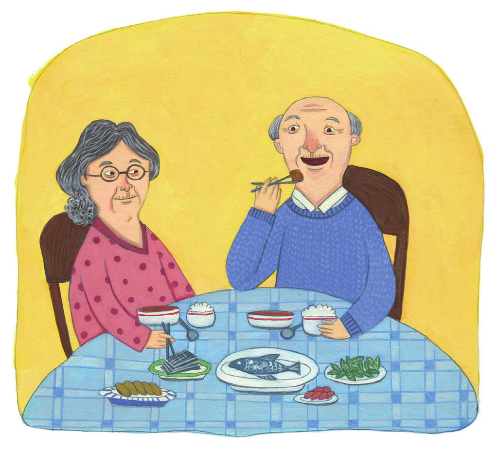 영양교육프로그램 1. 식생활관리의중요성 정리 ppt1 (23-26p) 식생활과건강한노후의관계 관찰하기, 7 분 건강한노인들은어떠한식생활을하고있는지에대해상황그림이나영상으로살펴본다. 장수노인들의식생활유형에대해소개한다.