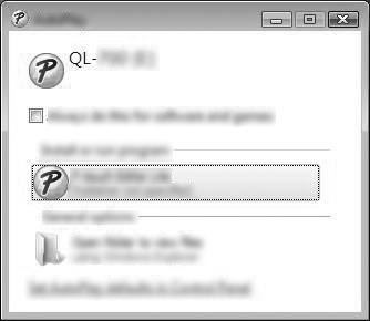 11. 컴퓨터를이용한인쇄 (QL-810W 용 P-touch Editor Lite 만해당 ) 1 프린터를켠다음초록색 Editor Lite LED 에불이들어올때까지 Editor Lite 버튼을길게누릅니다.