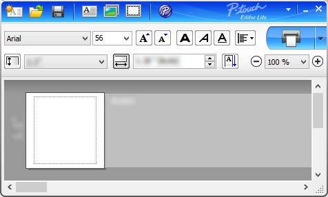 3 USB 케이블을연결하면컴퓨터화면에대화상자가나타납니다. ( 다음화면은사용하는운영체제에따라다를수있지만, 조작절차는동일합니다.) Windows Vista P-touch Editor Lite 를사용하는동안프린터전원을끄거나분리하지마십시오.