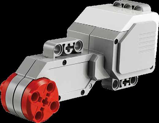 EV3 기술 EV3 모터 라지모터 라지모터는강력하고 " 스마트한 " 모터입니다. 라지모터에는정밀한조작을위해 1 도씩조절하는회전센서가내장되어있습니다. 라지모터는로봇의드라이빙베이스에최적화되어있습니다.