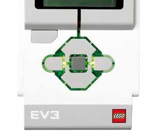 EV3 기술 EV3 브릭 브릭버튼을둘러싼브릭상태표시등은 EV3 브릭의현재상태를보여줍니다. 초록, 주황, 빨강으로켜지거나점멸될수있습니다. 브릭상태표시등의코드는다음과같습니다.