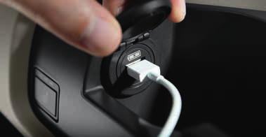 INTERIOR POWER POINTS Discovery에는 혁신적인 최신 기술이 적용되어 있으며, 차내 어디에서나 USB