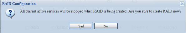 파괴된데이터는복구할수없습니다. RAID 1, RAID 5, RAID 6 또는 RAID 10 볼륨을사용하면 RAID 가작성된뒤예비디스크를추가할수있습니다.