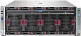 HPE ProLiant DL580 Gen9 Server 4 Mission Critical Scale-up x86 16 IT CPU CPU Intel E5-4800/8800 v3 4 /72 96 /6TB RAID Smart Array