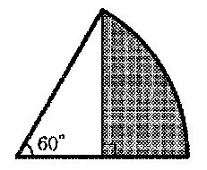 어두운 부분의 넓이의 합을 라 하면 는 반지름의 길이가 1이고, 중심각의 크기가 인 부채꼴의 넓이에서 밑변의 길이가 이고 높이가 인 직각삼각형의 넓이를 뺀 것의 배와 같으므로 63. [정답] 원 을 직선 에 대하여 대칭이동한 원을 이라 하자.