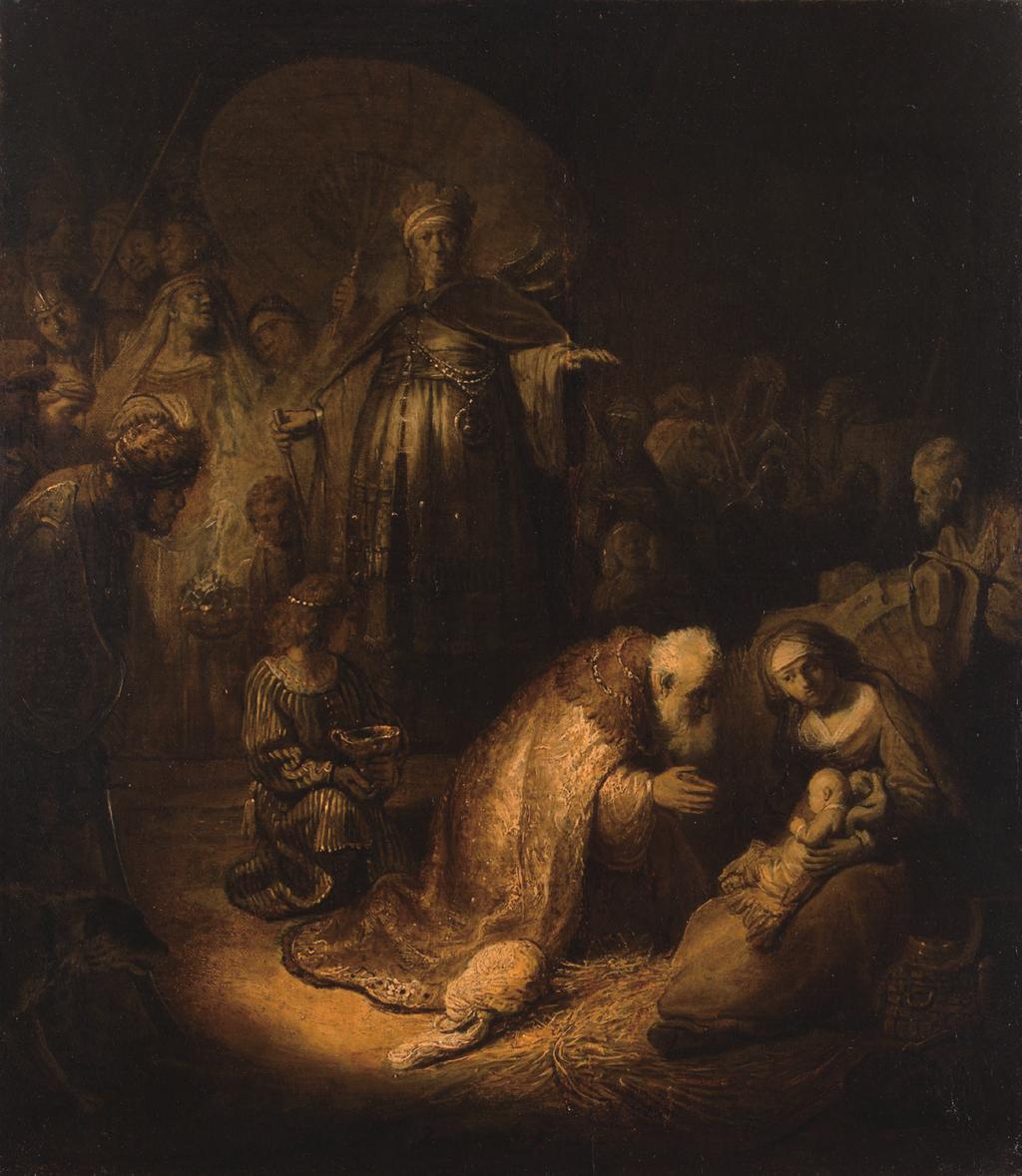 그림 읽어주는 신부 동방박사의 경배 손 용 환 요셉 신부 / 캐나다 런던 성 김대건 한인성당 속에 갇혀있다. 렘브란트 (Rembrandt, 1632년 하지만 예수님을 따르 에 <동방박사의 경배 는 이들은 모두 빛을 향 >를 그리자유 기법으 해 나아간다. 그 출발은 로 그렸고, 빛의 방향 분향 하 는 중년의 동방 과 분량, 사람의 시선 박사다.