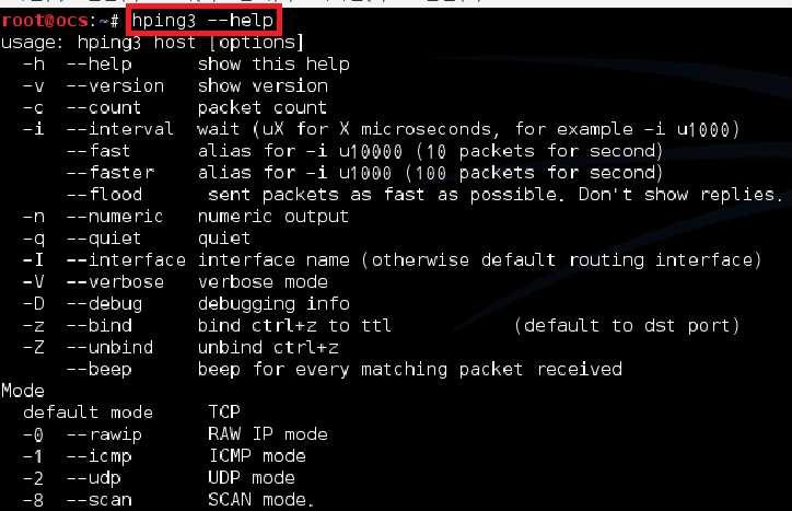 Dos공격해보기 ( 실습환경 => 운영체제 : Linux, 사용한프로그램 : hping3, Wireshark) 1. http://hping.