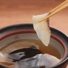 식품 : 밀가루 魚しゃぶ Shabu-shabu 涮涮锅 샤부샤부 Cooking: Boil 烹饪方法 : 焯 요리 : 삶다