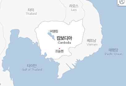 1 일반개황 1.1. 국가개요 1) 지리적위치인도차이나반도남동부캄보디아평원을차지하는평원국가로, 북동쪽으로라오스, 동쪽과남동쪽으로베트남, 북쪽과서쪽으로타이에접하며, 남서쪽으로시암만 ( 灣 : 타이만 ) 에면함수도프놈펜 (Phnom Penh) 면적 181천 km 2 ( 한반도의약 0.8배 ) 인구 15.