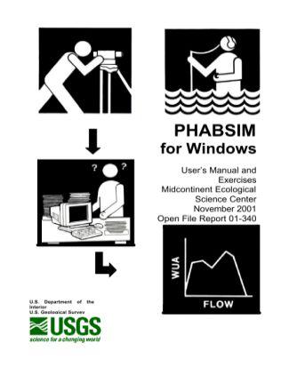 그림 2-38. PHABSIM manual (USGS, 2001).