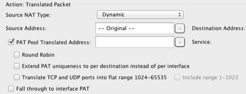 동적 PAT 9 장 NAT(Network Address Translation) 5 단계변환된패킷주소 (IPv4 또는 IPv6), 즉대상인터페이스네트워크에나타나는패킷주소 (mapped source ad