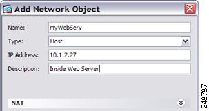 네트워크객체 NAT 의예 10 장 NAT 의예및참조 그림 10-1 내부웹서버에대한고정 NAT 209.165.201.12 Outside 209.165.201.1 Undo Translation 10.1.2.27 209.165.201.10 Security Appliance 10.1.2.1 Inside mywebserv 10.