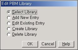 Edit Library Selector Library Selector Library : library 의선택 Add New Entry : library 에이미지정되어진 compound 외의성분에대한 mass spectrum