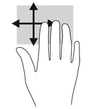 두손가락클릭 ( 일부모델만해당 ) 두손가락클릭제스처를사용하면화면에서개체에대한메뉴를선택할수있습니다. 터치패드위에두손가락을올려놓고누르면서아래로내리면선택한개체의옵션메뉴를열수있습니다.