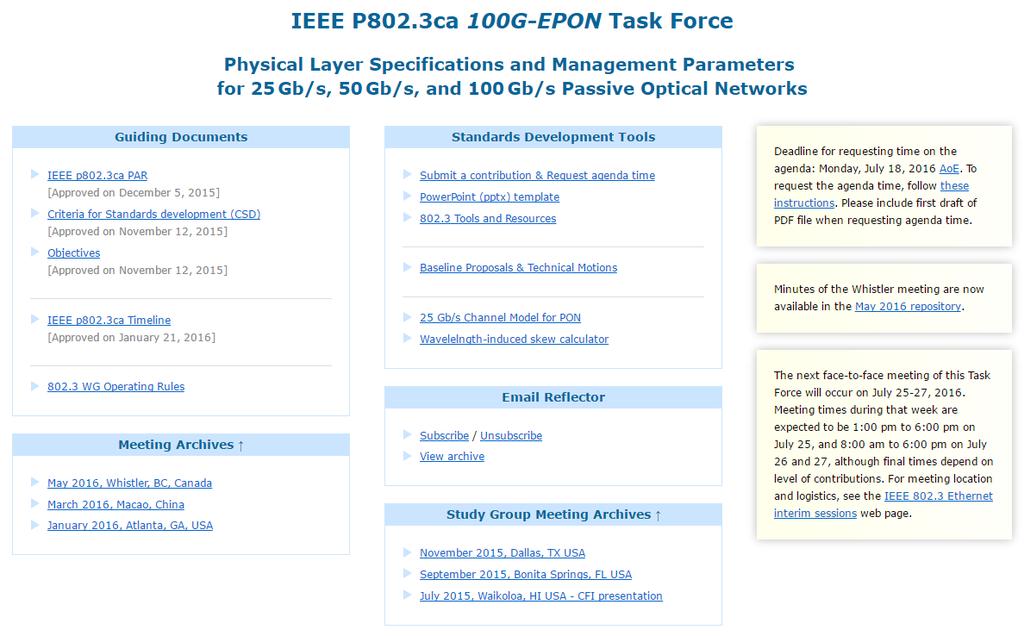 NG-PON2 vs 100G EPON NG-PON2 100G EPON Standard body ITU-T SG15 IEEE 802 Standard G.989.1,2,3 IEEE802.3ca PON capacity Dn: 4x10G (8x10G) Up: 4x2.