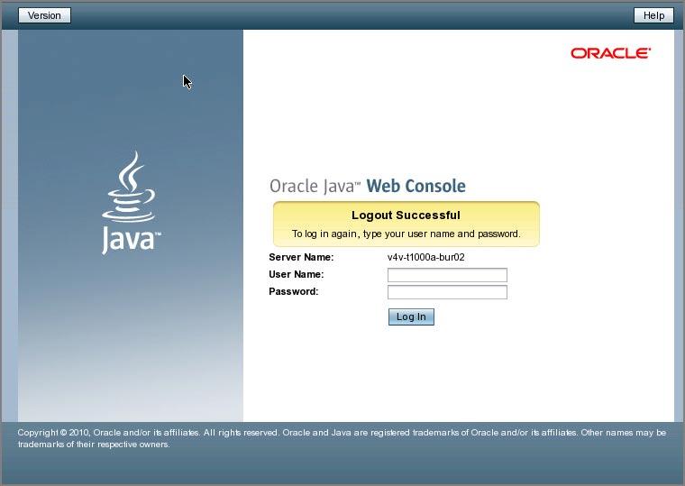 Oracle JavaWeb Console 1 2 3 Oracle JavaWeb Console Oracle JavaWeb Console ( : Mozilla 1.