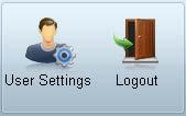 User Login User Settings 로그인정보를추가, 수정, 삭제할수있습니다. Logout 사용자계정을종료합니다. Logout을클릭하면 "Do you want to log admin out?