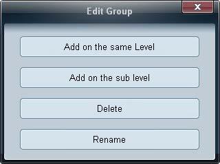 그룹명변경하기 1 변경하고싶은그룹명을선택하고 Edit 버튼을누르세요.