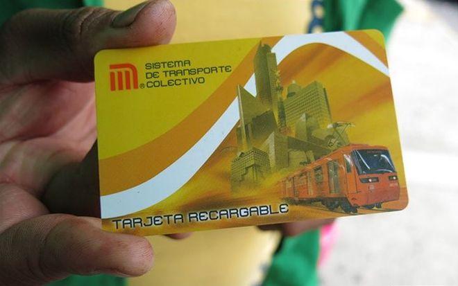 도시철도용카드 - 멕시코시티도시철도에서만사용가능 - 현재는통합교통카드인 TDF