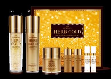 Experience Your Beautifully Shining Skin with 99.9% Pure Gold Contained Cosmetics!