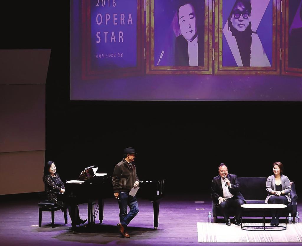Store Culture Hall Special performances were staged by providing a chance to appreciate playing of and share genuine talks with leading opera stars actively involved in distinguished theaters in