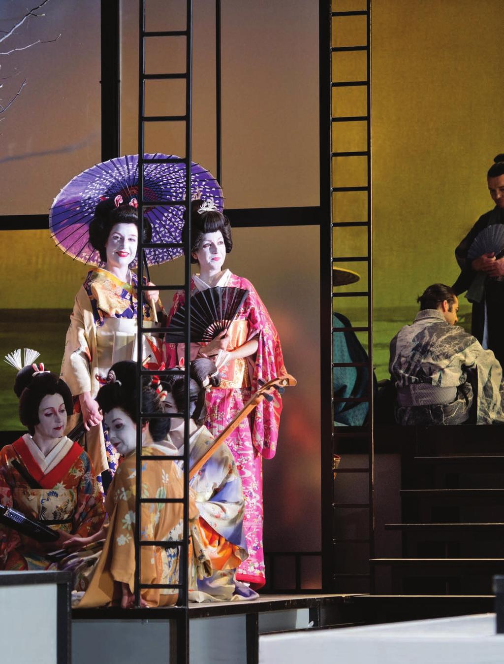 Information Composer Giacomo Puccini Librettist Giuseppe Giacosa, Luisi Illica Original John Luther Long 'Madam Butterfly' Background Nagasaki of Japan in 20th cent. Premiere Feb.