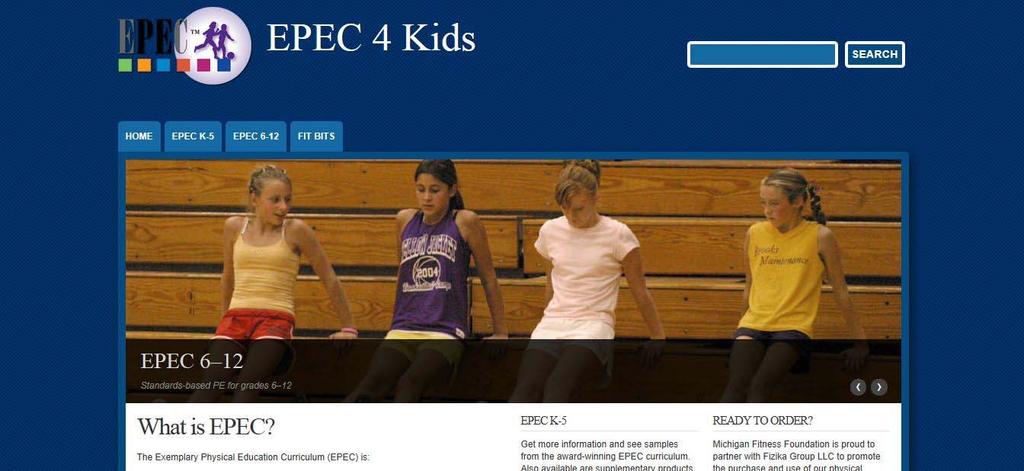 278 아동및청소년비만예방대책마련연구 EPEC(Examplary Physical Education Curriculum) www.epec4kids.