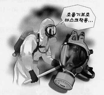 [ 붙임 5.5] 호흡용보호구착용 OPS 호흡용보호구착용 호흡용보호구왜착용하여야하나? 호흡용보호구는우리몸의건강과안전을지켜줍니다! - 각종분진 ( 먼지 ) 으로부터진폐를예방할수있습니다.
