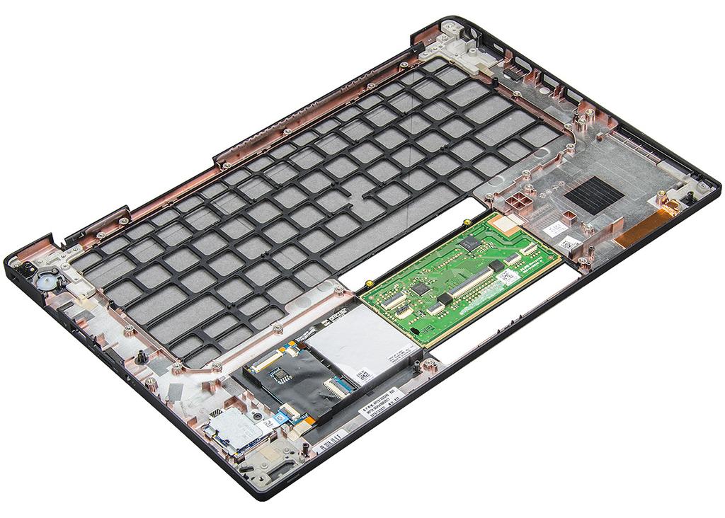 a 시스템보드 b 방열판 c WLAN 카드 d WWAN 카드 e SSD 카드 f 메모리모듈 g 배터리 h 베이스덮개 5 컴퓨터내부작업을마친후에의절차를따릅니다. 손목보호대 손목받침대장착 1 컴퓨터내부작업을시작하기전에의절차를따릅니다.