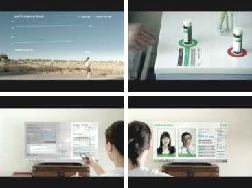 < 그림 11> 미래의건강관리모습영상 Microsoft 의Future Vision Concept Video IBM의 Virtual Healthcare