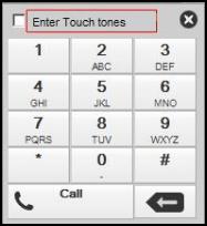 3.17 추 가 숫 자 다 이 얼 링 전화가 연결되었으면 외부 음성 메일 시스템에 전화를 걸 때와 같이 통화의 먼 끝에서 들려야 하는 추가 숫자를 다이얼링해야 할 습니다. 참 고 :활 성 통 화 의 경 우 에 만 DTMF 신 호 를 보 낼 수 있 습 니 다.