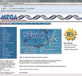 실험기구및재료 기구 : 컴퓨터 ( 인터넷연결 ) MEGA 프로그램이란?
