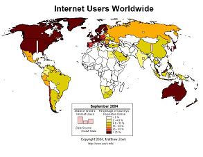 7.1 인터넷의개요 인터넷의확산 세계인터넷이용자수 ( 자료 : Internet World Statistics) 1600 만 (1996), 1 억 (1998),