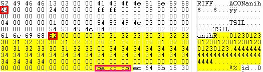MS07 S07-017 017 Animated Cursor Handling(ANI 파일 ) 취약점 2007 년 3 월 user32.dll 파일의취약점을이용한제로데이공격이출현하였다. 이취약점은 2005 년에발견된취약점 (MS05-002) 과동일한곳에서발견되어결과적으로과거 MS 사의 패치가잘못되었다는것을보여주었다.