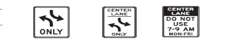 Ⅴ. P 턴, U 턴설치및운영방안 바. 양방향좌회전차로 (Two Way Left Turn Lane) 미국 Ohio 주,Iowa 주,California 주등은좌회전교통류에대한처리를좌회전제한기법의도입뿐만이아닌허용된도로의전구간에서좌회전허용이가능한양방향좌회전차로를설치하여운영중에있다.