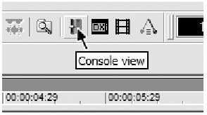 9. 믹싱콘솔을보기위하여 tool bar에서 Console View 버튼을클릭하십시오. 10. B-Mains Output 을완전히왼쪽으로, A-Mains Output 을완전히오른쪽으로팬조정을하십시오. USB Playback Mix 데이터휠은 Pro Tracks Plus에서재생이될때 GNX4 의레벨을간단하게균형잡아주는역할을합니다.