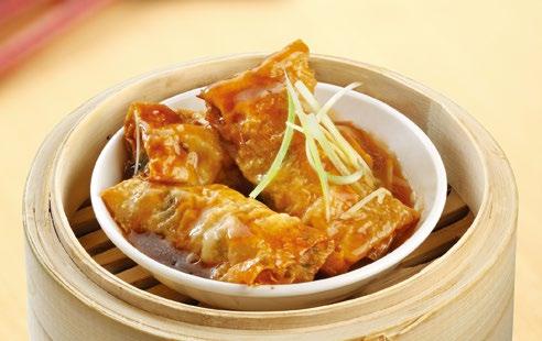 Beancurd Skin Rolled with Oyster Sauce 12,000 313 채소춘권 (4pcs)