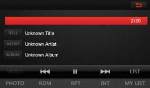 재생중인파일의상세정보보기 상세정보확인하기 3 장 1. 재생중인 MUSIC 화면의 INFO 버튼을선택하여재생중인 MP3 파일의상세정보 (Title/Artist/Album) 를확인할수있습니다. 2.
